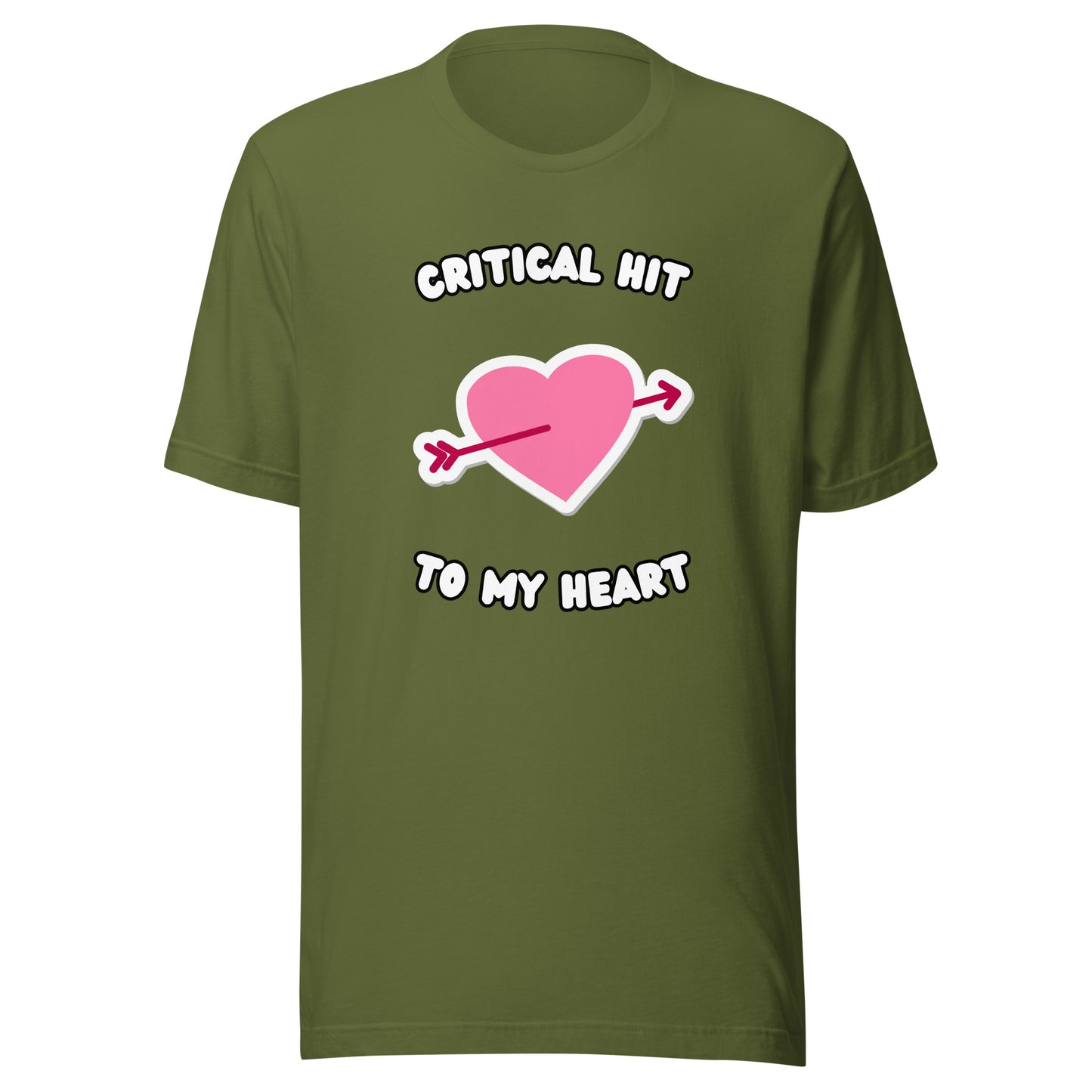 Critical Hit To My Heart Unisex T-shirt